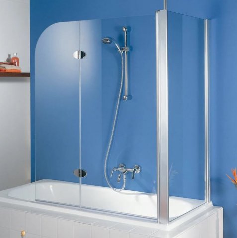 HSK Exklusiv Side panel for Bath tub attachment, size: 75 x 140 cm, right-hand stop
