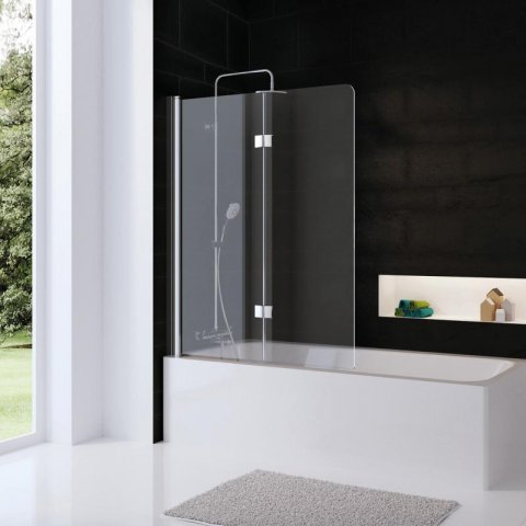 HSK Favorit Nova 2-piece bathtub attachment, size: 114 x 140 cm, stop: left