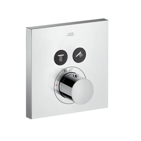 hansgrohe Axor Starck ShowerSelect Square Thermostat Unterputz für 2 Verbraucher