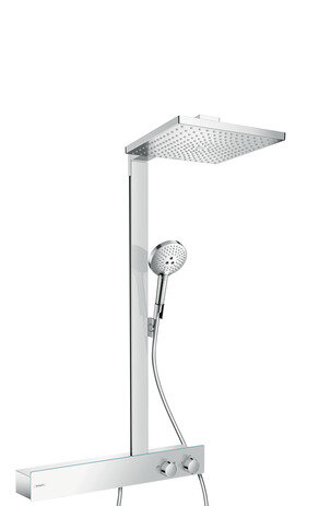 hansgrohe Raindance E Showerpipe 300 1jet, EcoSmart, mit ShowerTablet 600, 1 Verbraucher, 27364000, ...