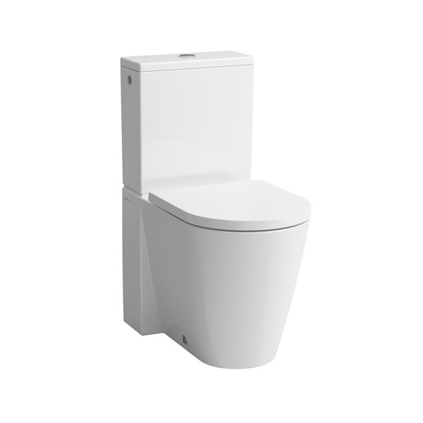 Laufen Kartell Stand-WC für Spülkasten, Tiefspüler, ohne Spülrand, 370x660x430mm, H824337