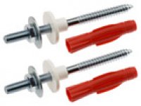 Washbasin fixing set