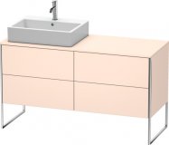 Duravit XSquare Waschtischunterbau wandhängend 140,0 x 54,8 cm 