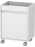 Duravit Ketho mobile pedestal 2530, 1 wooden door, stop right, 500mm