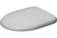 Duravit WC seat Architec with SoftClose hinges stainless steel, white