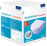 Villeroy & Boch Architectura Combi-Pack washdown WC DirectFlush (open flush rim) incl. WC seat with SoftCl...
