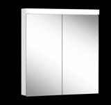 Schneider LOWLINE Plus LED illuminated mirror cabinet, 2 double mirror doors, 70x74,8x13,5cm, 172.070.