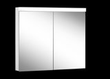 Schneider LOWLINE Plus LED illuminated mirror cabinet, 2 double mirror doors, 90x74,8x13,5cm, 172.090.