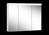 Schneider LOWLINE Plus LED illuminated mirror cabinet, 3 double mirror doors, 100x74,8x13,5cm, 172.101.