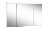 Schneider LOWLINE Plus LED illuminated mirror cabinet, 3 double mirror doors, 120x74,8x13,5cm, 172.121.
