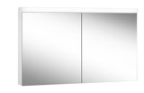 Schneider LOWLINE Plus LED illuminated mirror cabinet, 2 double mirror doors, 140x74,8x13,5cm, 172.140.
