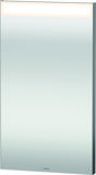 Duravit Good mirror with illumination, with wall switch, LED edge light field above