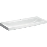 Keramag Xeno 2 washbasin with tap hole, without overflow, 120x48 cm white with KeraTect, 500551011