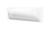BetteSpace S corner bathtub, 170x75cm, 1140, 1 sloping back, white, right hand installation