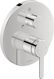 Duravit C.1 single lever bath mixer concealed, round rosette, 2 consumers, conversion bath spout / hand shower...
