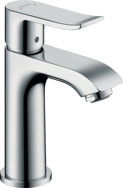 Hansgrohe Metris Single lever washbasin mixer 100 without pop-up waste...