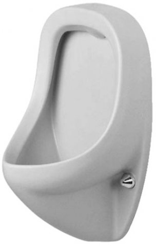 Duravit Urinal Ben, suction inlet from behind, without lid, white