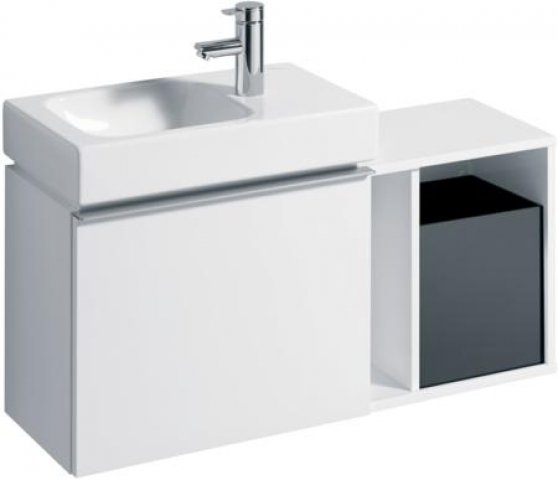 Keramag iCon xs side element 840237 370x400x273 mm, alpine high gloss