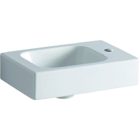 Keramag iCon xs hand basin 38x28cm, white, with tap hole right