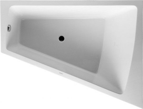 Duravit bathtub Paiova 180x140cm corner right, 700269, with moulded Ac...