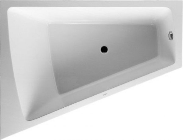 Duravit bathtub Paiova 170x130cm corner left, 700266, with moulded Acy...
