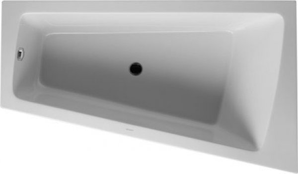 Duravit bathtub Paiova 170x100cm corner right, 700265, with moulded ac...