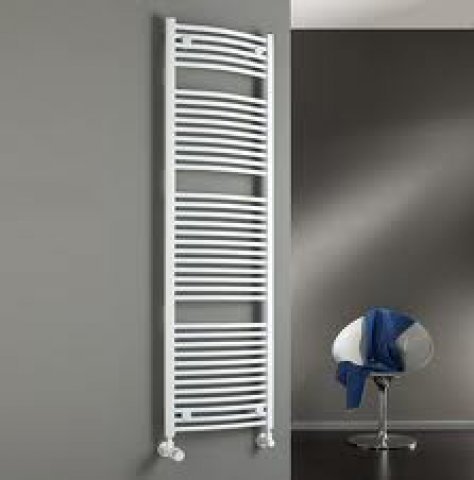 HSK bathroom radiator Line Round width: 60cm, height: 121,5cm