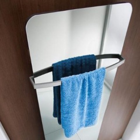 HSK towel rail single, curved, fits to Atelier Pur and Softcube design...
