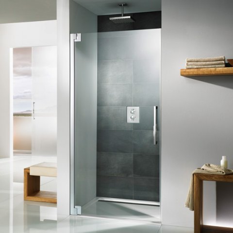 HSK K2P hinged door for niche, size: 100,0 x 200,0 cm, door hinge left