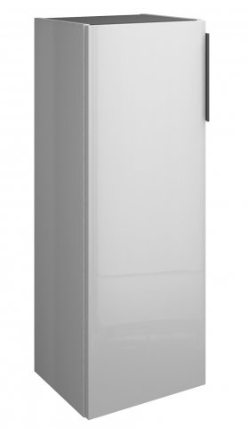 Burgbad Eqio Half height wardrobe with 1 door, right hinged door, widt...