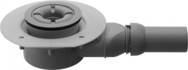 Duravit shower tray outlet outlet horizontal, in conjunction with base...