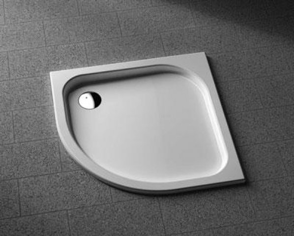 Koralle T200 Viertelkreis Duschwanne 80x80x6,0cm