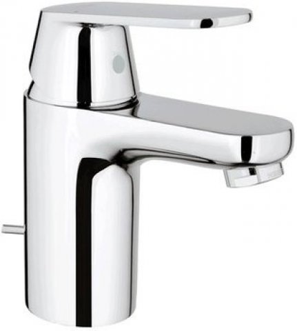 Grohe Eurosmart Cosmopolitan Single lever basin mixer, S-size with pop-up waste, for open water heaters