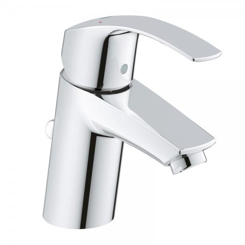 Grohe Eurosmart Single lever basin mixer, S-size with pop-up waste, fo...