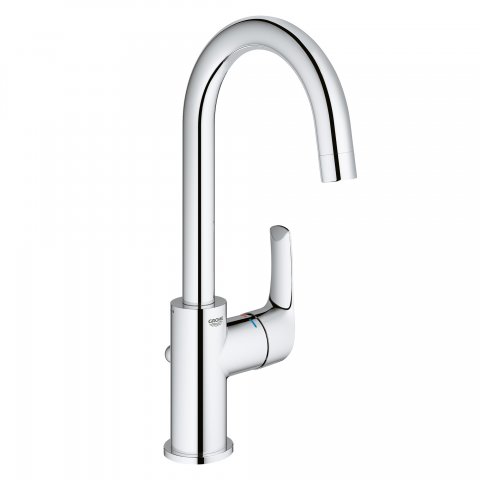 Grohe Eurosmart single lever basin mixer, L-size with pop-up waste, wi...
