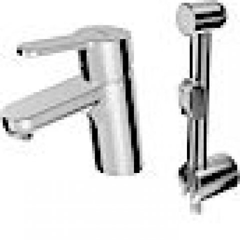 Hansa Hansaprimo basin mixer, with functional shower, without drain se...