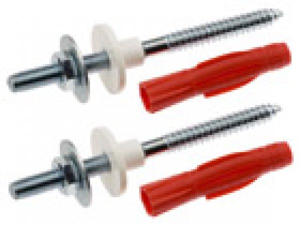 Washbasin fixing set