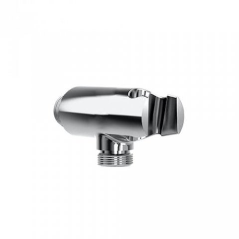 HSK Wall elbow round, incl. hand shower holder, chrome 1100132