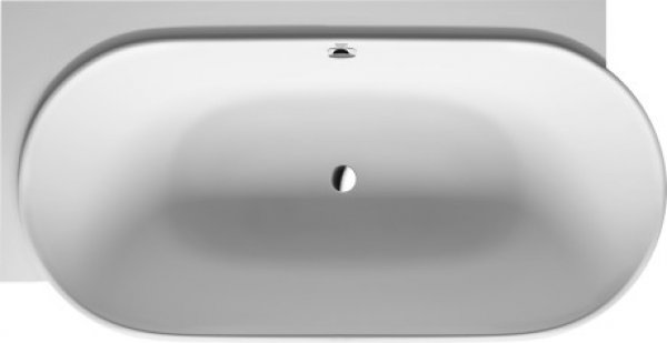 Duravit Luv bathtub corner left 185x95cm, seamless panelling, two back...