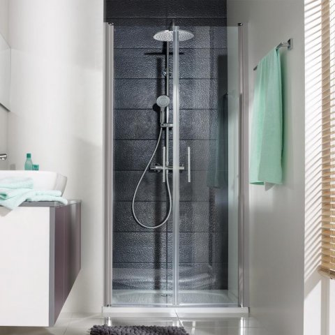 HSK Favorit Nova swing door for niche, size: 75 x 195 cm (W/H)