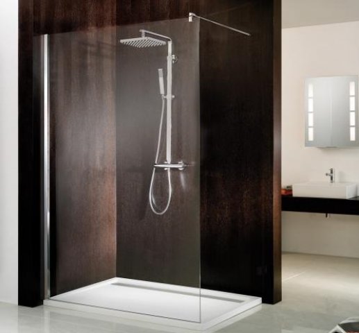 HSK Atelier Walk In front element, size: 90.0 x 200.0 cm, stop right/l...