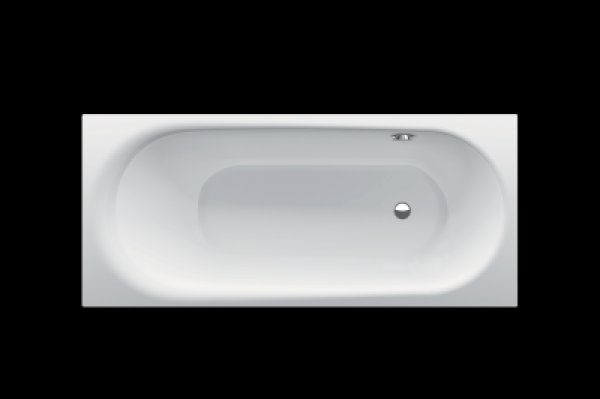 Bette Comodo bathtub, 170 x 75 cm, 1640-, lateral overflow at the back