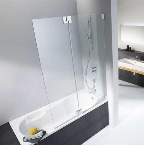 HSK K2 Bath tub attachment, 1 fixed accessory part + 1 movable element, size: up to 100.0 x 150.0 cm...