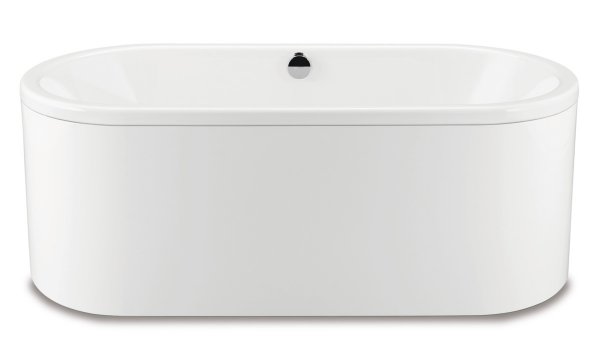 Kaldewei Classic Duo Oval, freestanding bathtub 113-7, 170x75x42 cm, with apron exterior color alpin...