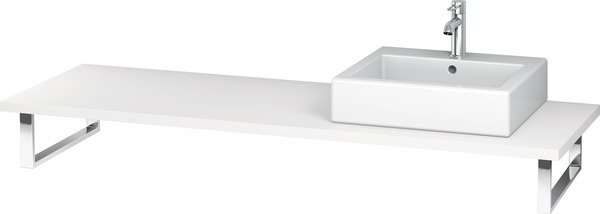 Duravit L-Cube console for countertop basins and built-in washbasins, ...