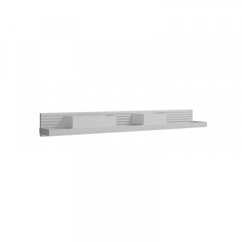 Burgbad Fiumo wall panel, with metal railing, with pleated structure, ACDY100