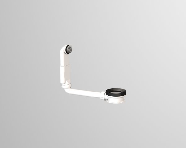 Alape overflow set B.1, W: 70mm, H: 235mm, D: 249,5 mm, for eccentric ...