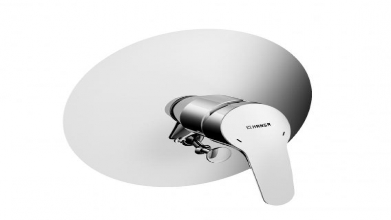 Hansa HANSAMIX ready-mounted set for bath/shower, with pull diverter, ...