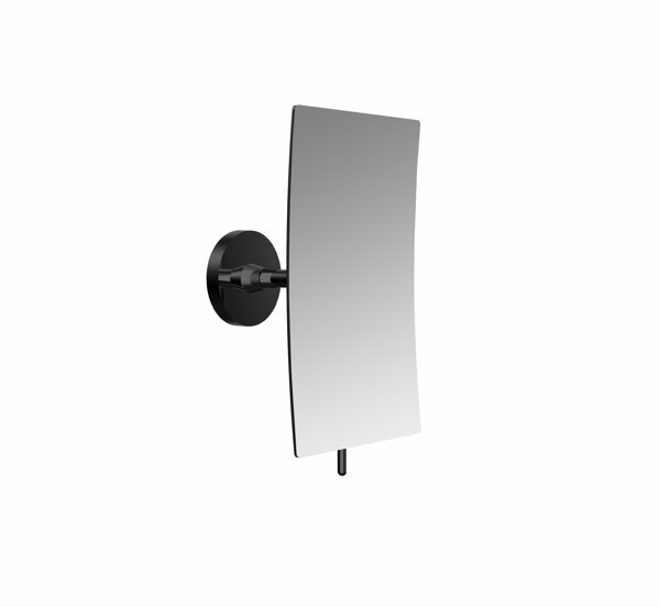 frasco wall mirror 3-fold, square, D: 200 mm, black 831901400
