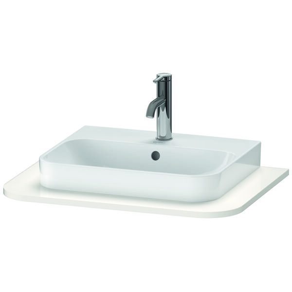 Duravit Happy D.2 Plus Console HP031B, 650x480 mm, 1 cut-out, for wash...